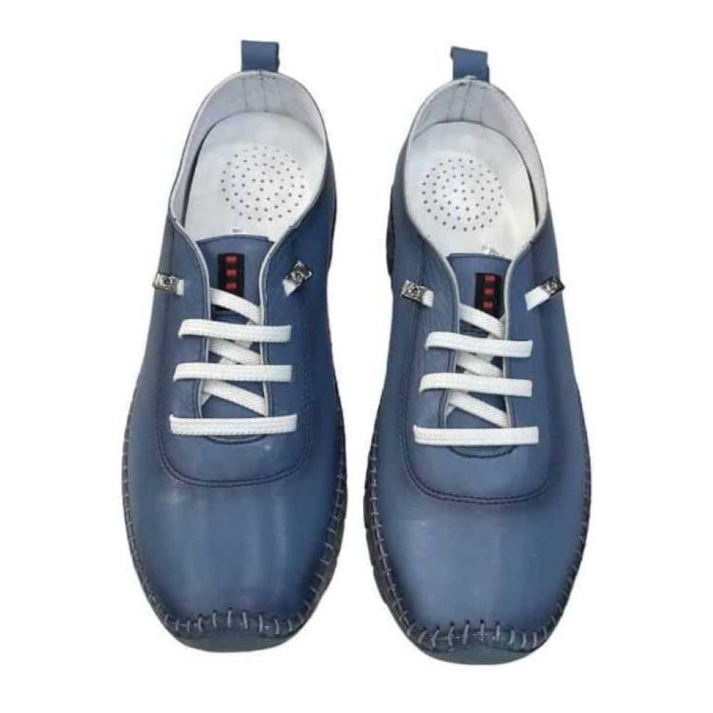 48+ hours - Zapato Muy cómodo con Plantilla Acolchada 596151 Cuero