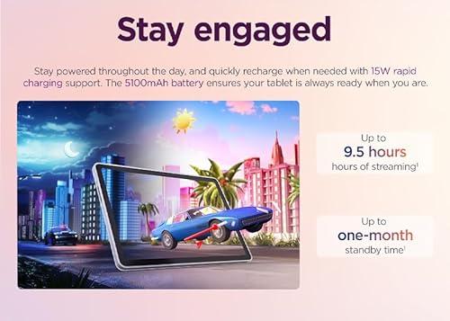 تابلت لينوفو، 10 بوصة، لون لونا جراي، معالج ميديا تك® جي 85 أو سي 2.0 جيجاهرتز، ذاكرة عشوائية 4GB، سعة تخزين 128GB، واي فاي، بطارية 5100 مللي أمبير، رقم الطراز TB311FU، مع حافظة شفافة، ZAEH0045SA
