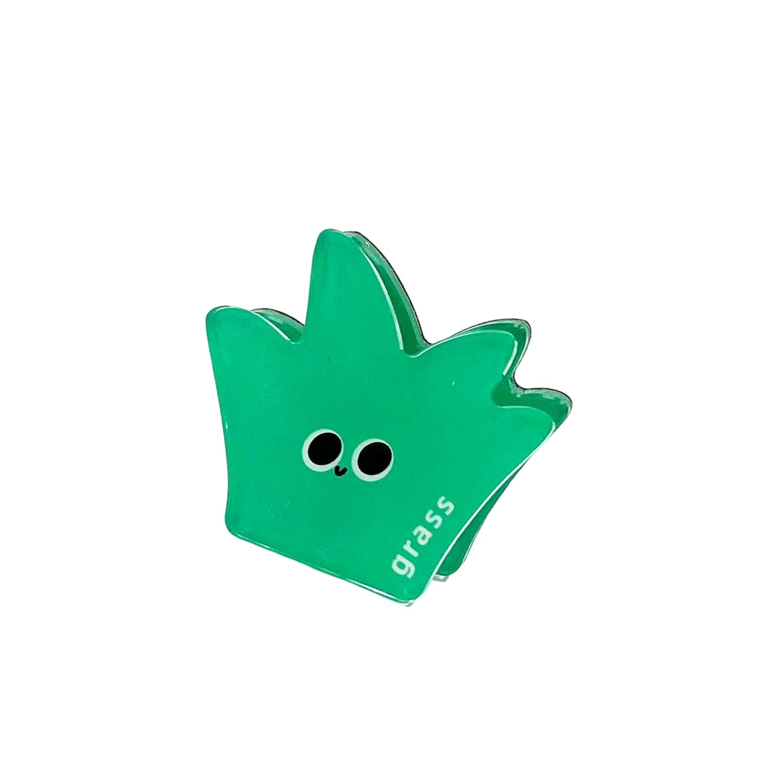 Carotoe Green Grass Strong Acrylic Fridge Magnet Clip Holder For Sticky Notes Photos Lovely Decoration For Homes Kitchen Lovely Holder