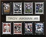 C&I Collectables NFL Dallas Cowboys Troy Aikman 8 Card Plaque