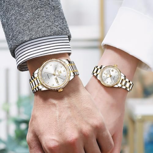 Image of OLEVS Watch for Women Silicone Band Waterproof Luminous Wristwatch Minimalist Fashion