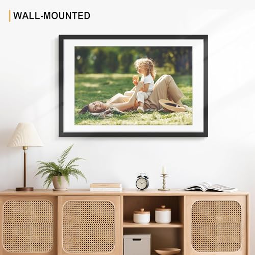 Image of Picrit 24x36 Poster Frame Set of 7, Black Wall Gallery Picture Frames