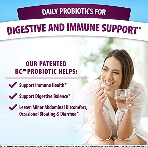 Digestive Advantage Daily Probiotic Capsule (50 Count In A Box), Survives 100X Better Than Regular 50 Billion Cfu, Lessen Minor Abdominal Discomfort, Bloating & Occasional Diarrhea (Pack Of 2) #TOP2