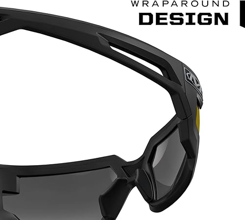 Miniatura 7 de Mechanix Wear Vision Type-X - Gafas de seguridad con antivaho avanzado, resistentes a los arañazos, marco negro, gafas protectoras, gafas ligeras,