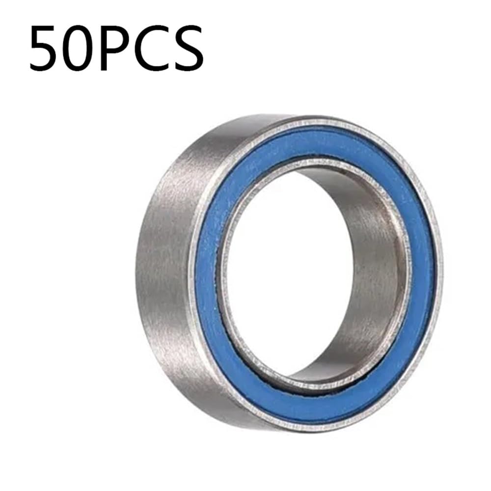 Lot de 50 roulements à billes bleus MR104-2RS ABEC-5 4 x 10 x 4 mm, roulements à billes MR104RS, roulements scellés bleus MR104 2RS 4 x 10 x 4 mm(ABEC 1)