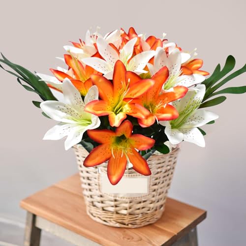 New Noam LILY Artificial Flowers, Easter Lily Artificial Flowers thumb #1