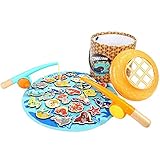 Lihgfw Angeln Toys 1-15 Jahre alt Kinder Jungen Zwei Jahre Alten Baby Puzzle Simulation Fishing Rod Hand-Auge-Koordination Gute Wahl for Eltern-Kind-Interaktion (Größe : Large)