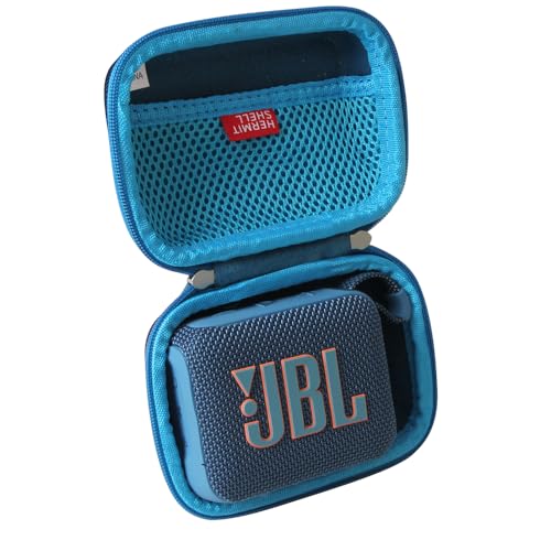 Hermitshell Hard Travel Case for JBL Go 4 / JBL GO 5- Ultra-Portable Bluetooth Speaker (Blue, Case...