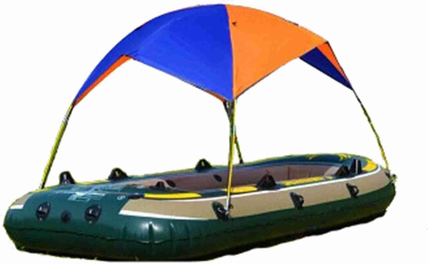 Boat Shade Canopy Sun Shelter Portable Fishing Tent Lightweight Fiber Sailboat Awning Cover for Outdoor Camping and Travel Size S L (L)