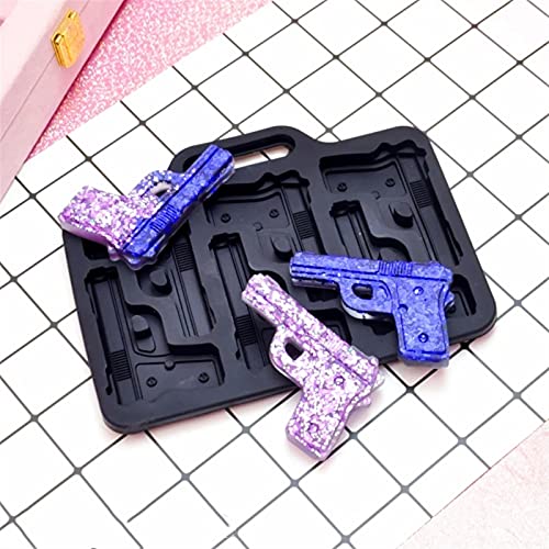 3D-pistoolvorm Siliconen Ijsblokje Mal, DIY Food Grade Silicone Ice Cube Maker Moules Gun En Bullet Ice Cube Trays Candy… - Afbeelding 3