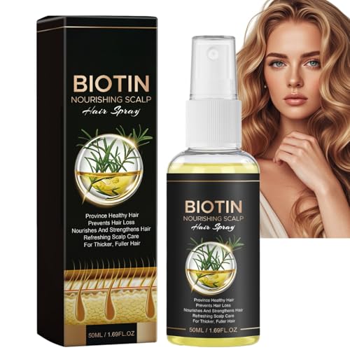 Image of Biotin Hair Growth Serum with Rosemary Oil,Natural Hair Growth Oil for Moisturizing&Nourishing Scalp,Prevents Hair Loss&Improves Hair Condition,Long-Lasting Non-Greasy Care for Women&Men,Easy to Use