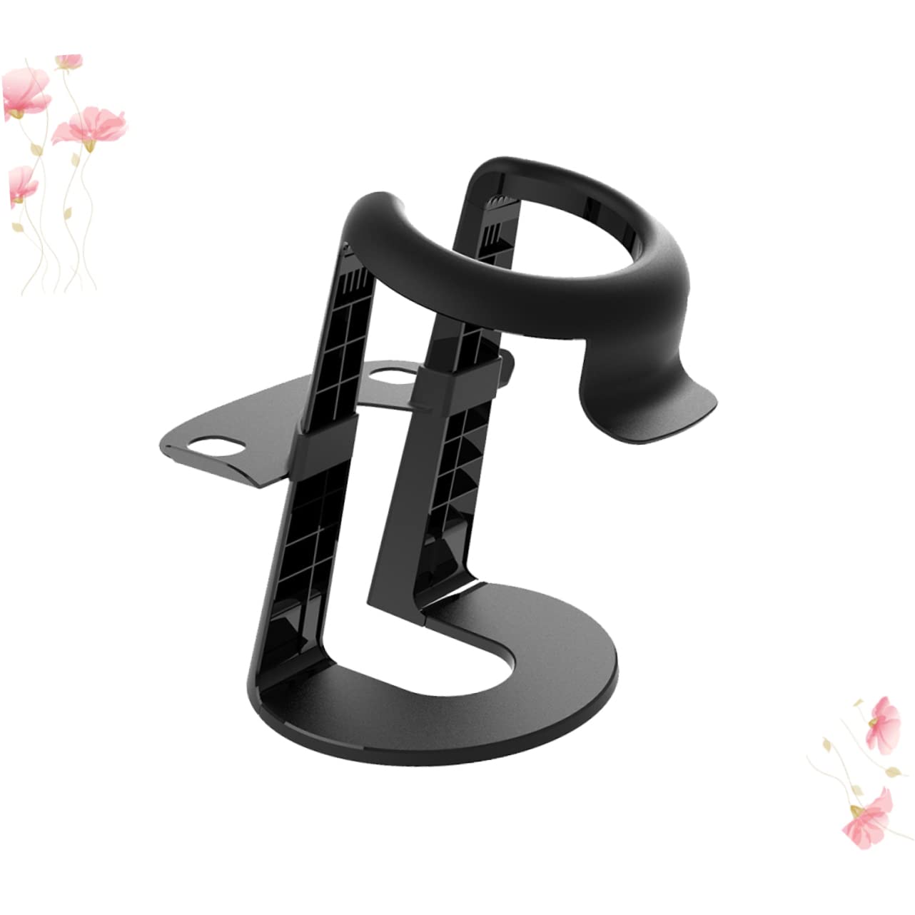 Supporto da Parete per Visore Vr Nero in Plastica, Display Mount | Uso per Controller Gaming e Visore, Design Salvaspazio, Accessorio per Realtà Virtuale