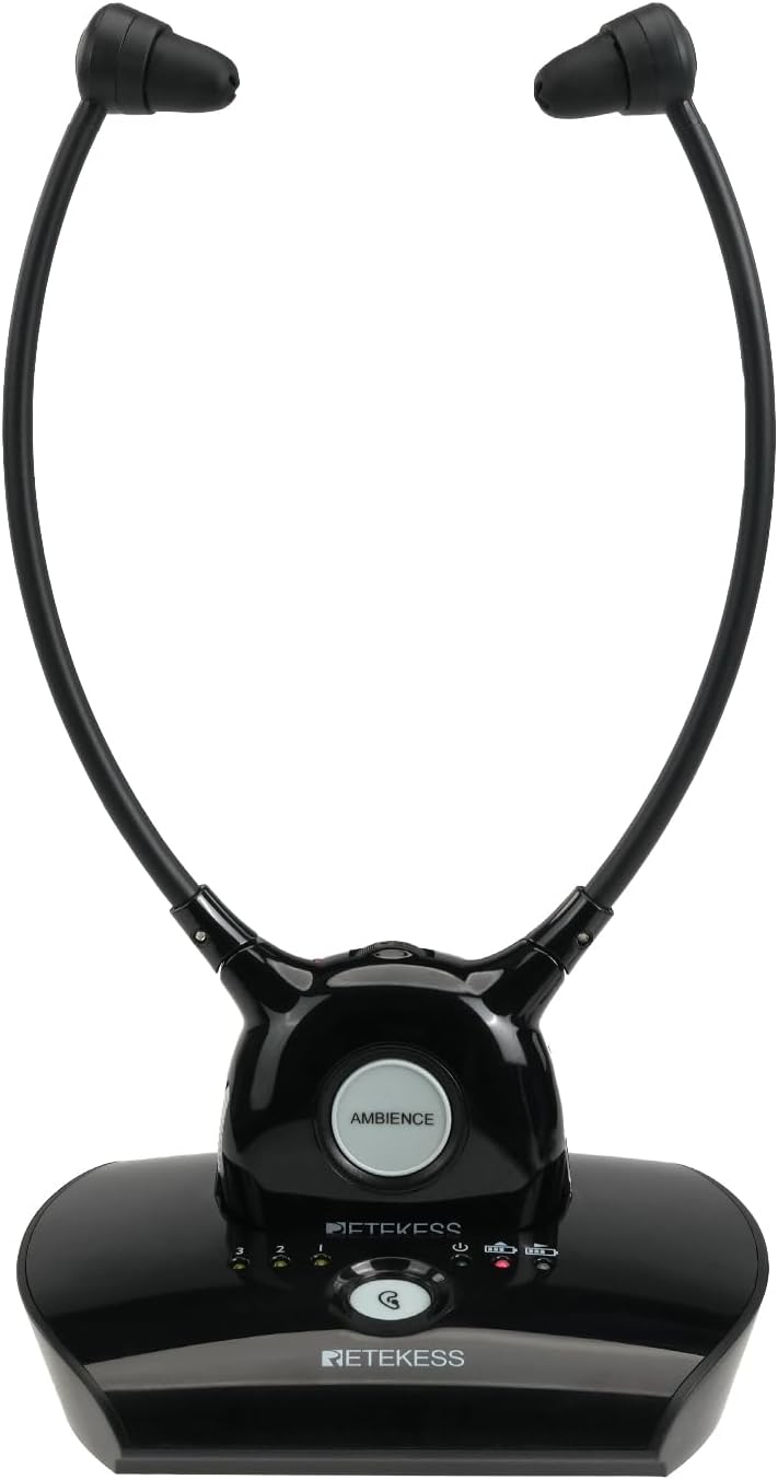 Retekess TA008 Tv Ears for Seniors, 2.4G Digital TV...