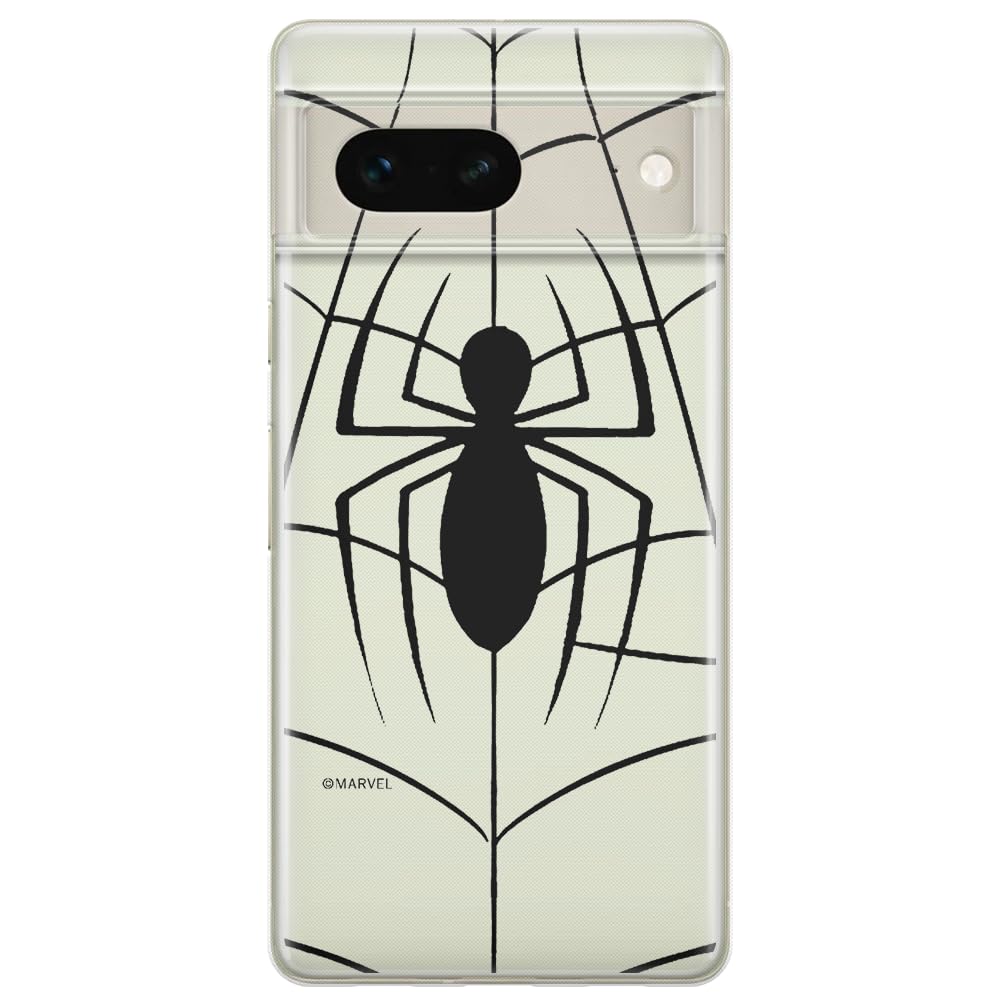 ERT GROUP mobile phone case for Google PIXEL 7 original and officially Licensed Marvel pattern Spider Man 013 optimally adapted to the shape of the mobile phone, partially transparent