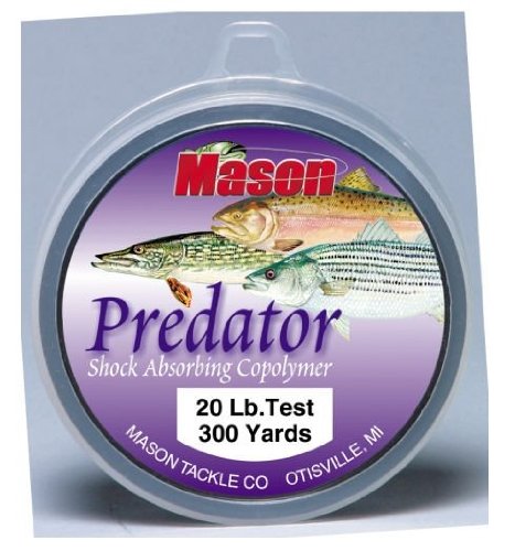 Mason Tackle Company PL-300-17 Predator Co-Polymer 17 lb miniatura 1