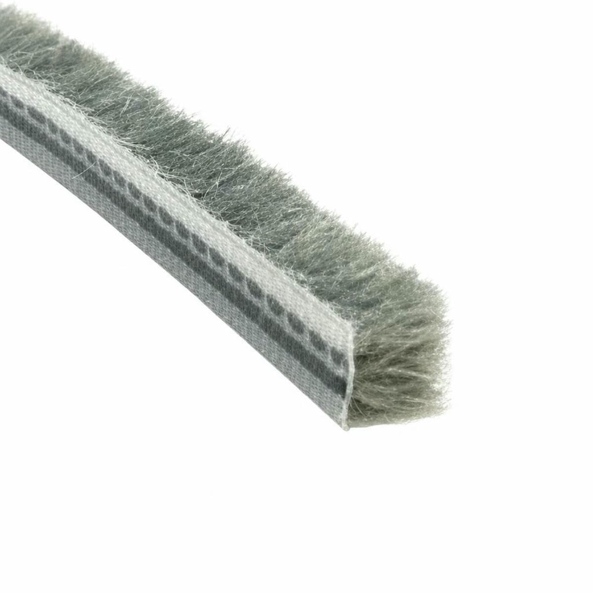 10M Slide-in Door Window Weather Stripping Soundproof Brush Strip Card Slot Pile Weatherstrip for Door Frame Sash Sealer-Gray-5X6-10M