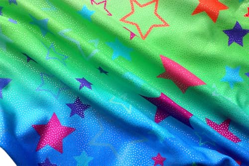 Image of iLover Girls Sparkle One Piece Swimsuits Crossback Swimwear Beach Bathing Suit with Adjustable Strap 4-10 Years