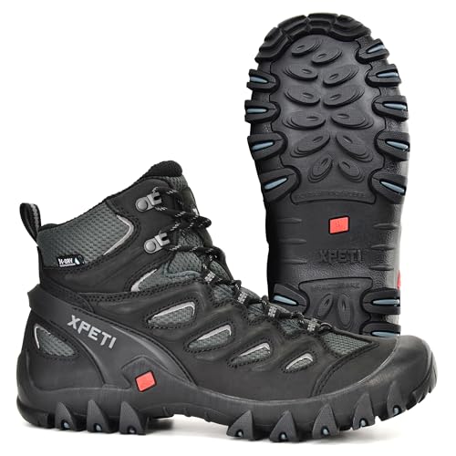 XPETI Men's Pathfinder Mid Waterproof Hiking Boots2