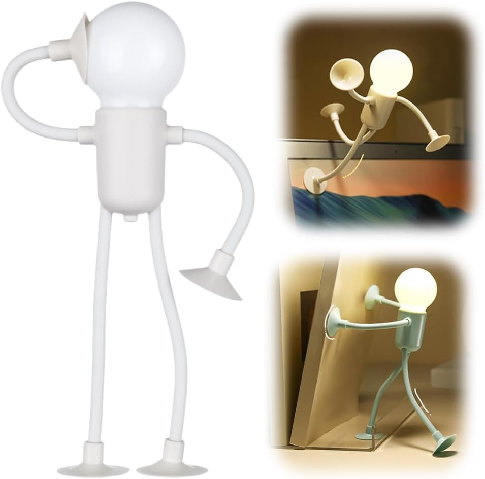 pulunto Changeable Shape Funny Sportsman Night Light, DIY Shape Night Lights, Night Light for Bedroom Bathroom Hallway Kitchen Christmas Decorations