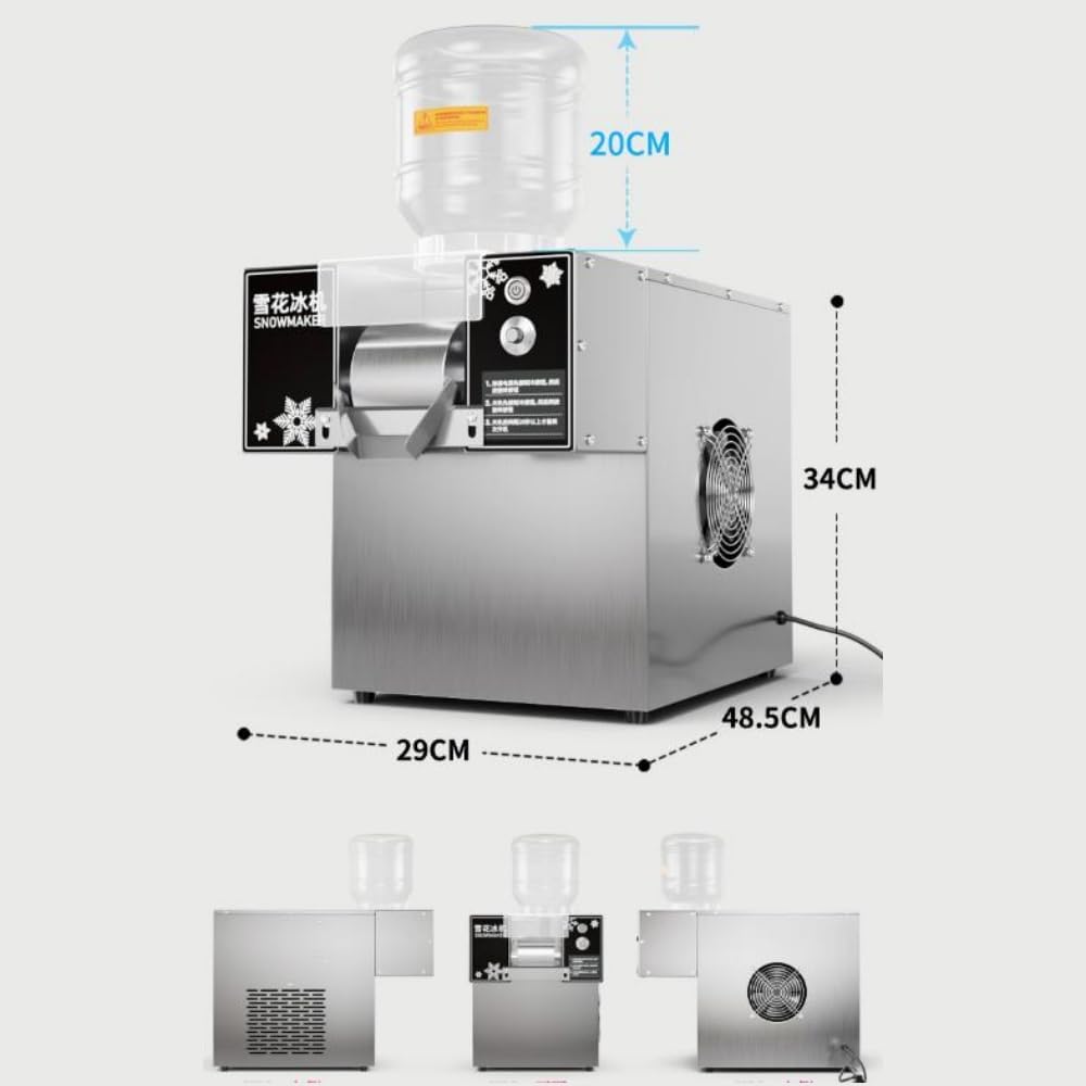 Amazon.co.jp: スノーフレーク製氷機、小型スノーコーンスラッシー