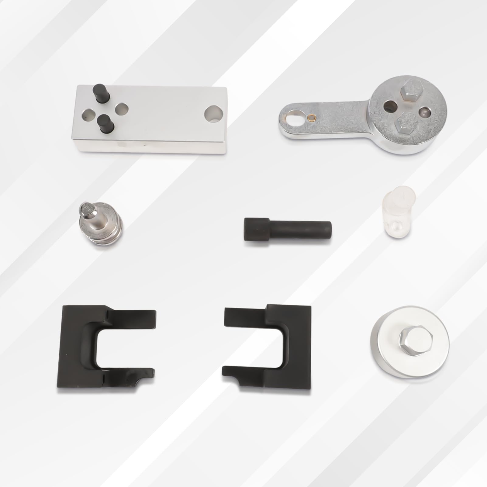 Kit Strumenti Sincronizzazione e Blocco di Allineamento Albero a Camme del Motore Compatibile con Mercedes OM654 M654 M656, W213 da 1.6L 2.0L 654 589 00 21 00 Kit Strumenti fasatura Motore