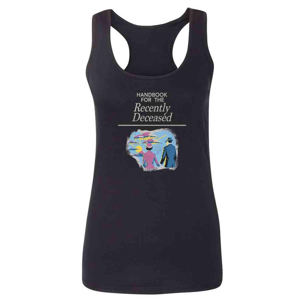 Pop ThreadsHandbook for The Recently Deceased Goth Funny Tee Shirt for Women