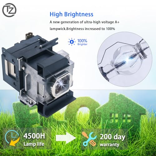 Image of ET-LAA410 Premium Quality Replacement Projector Lamp Bulb for Panasonic PT-AE8000U PT-AE8000 PT-AT6000E PT-AT6000 with Housing