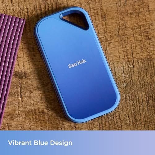 Image of SanDisk 2TB Creator Pro Portable SSD - Up to 2000MB /s, for Laptops and Computers, USB-C, USB 3.2 Gen 2x2, IP65 Water and Dust Resistance, 1 Month of Adobe Creative Cloud Included - SDSSDE81C-2T00-G25