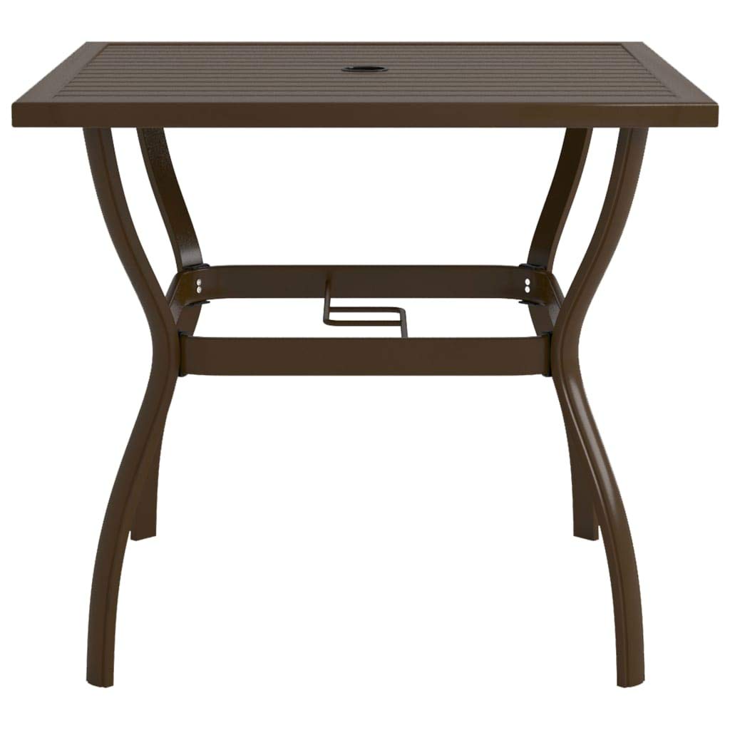 KCCKOM Patio Table Brown 32.1