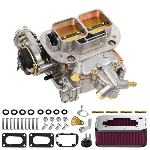 Carburetor for weber 32/36 2 barrel Carburetor with air filter Cleaner assembly kit DGV DGEV DGAV 32 36 for Toyota Nissan Datsun Pickup Celica 20R 22R Mazda B2000 B2200 720 CJ5 CJ7 Electric Choke