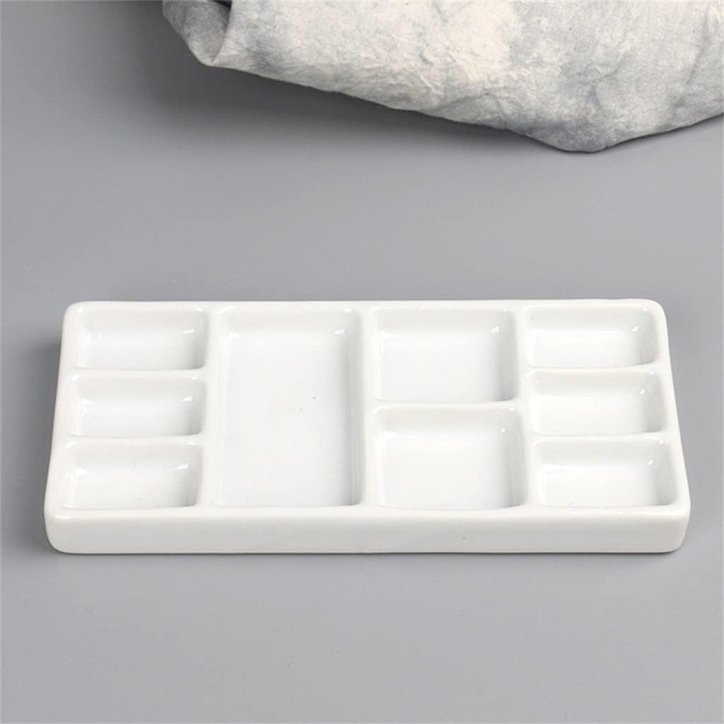 Paint Watercolor Tray Painting Ceramic Pigment Mixing Empty Palletbox Case Oil Holder Gouache Artist