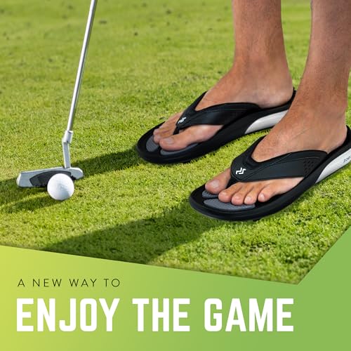 ZORIZ Zoomy Golf Sandals - Unisex Golf Flip Flops With Removable Tornado Golf Cleats - Mens and Womens Sandals for Walking, Beach, or Sports3