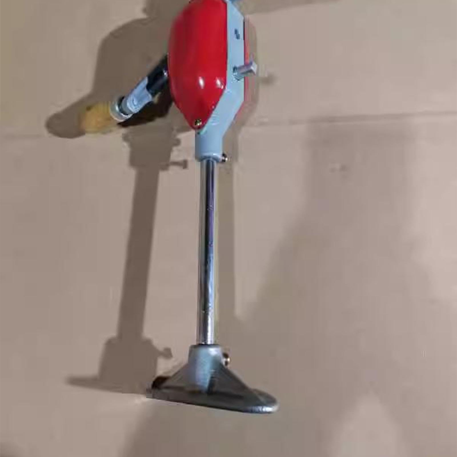 Taladro Manual, Herramienta de Carpintería, Rojo, Profesional, de Metal, para Bricolaje.