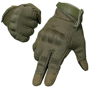 AXBXCX Tactical Gloves for Men – Breathable, Flexible, Durable, Touchscreen Capable & Perfect for Summer Outdoor Activities!
