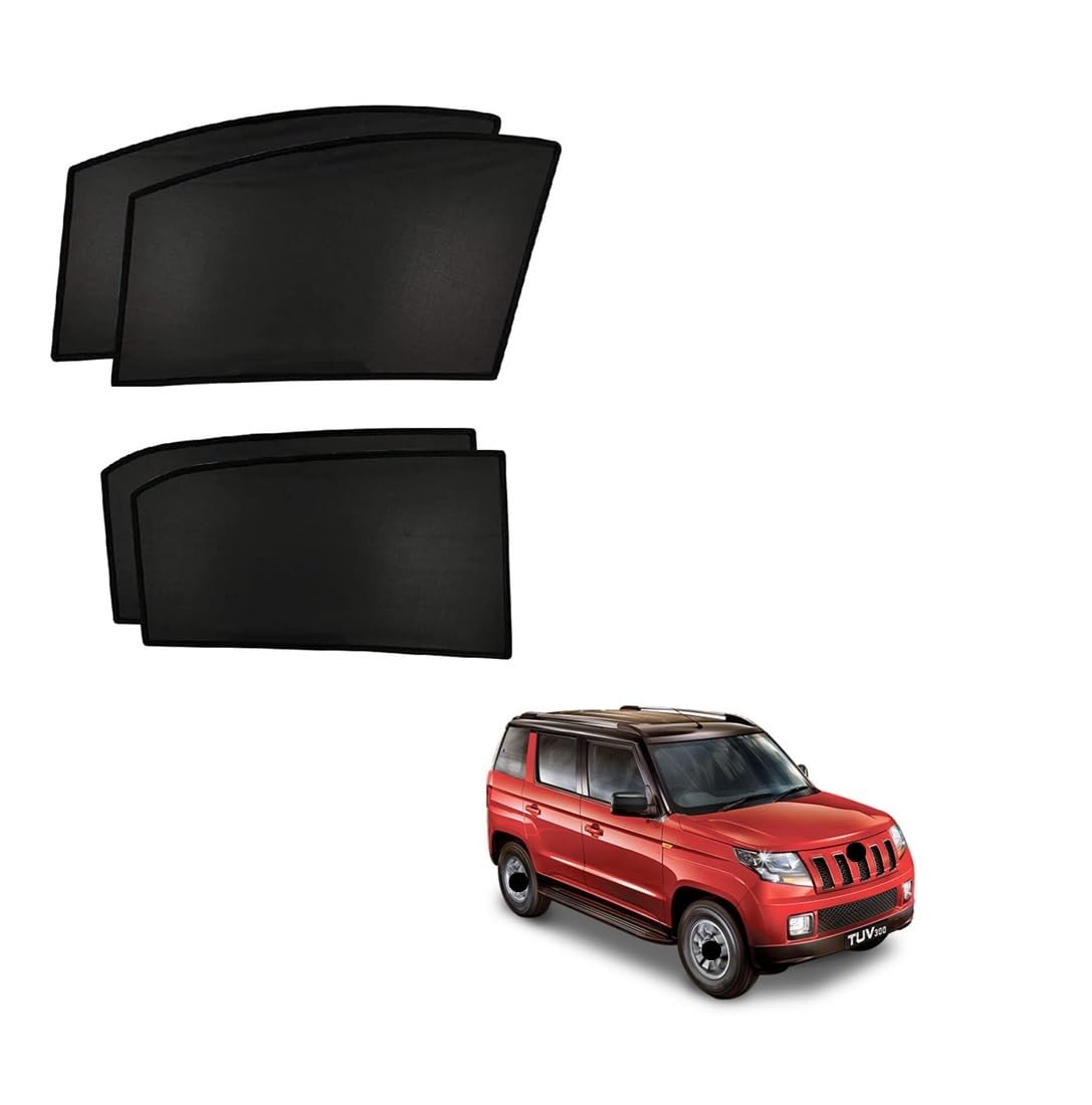 Auto_Smart_ Look Car Automatic Foldable Sunshade Grey for Mahindra TUV-300