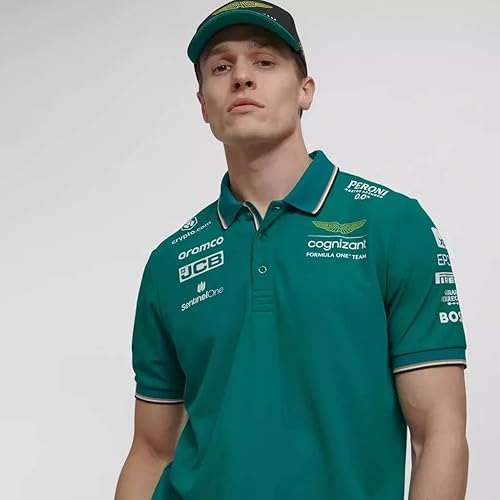 Miniatura 3 de Aston Martin Cognizant F1 2023 - Polo para hombre