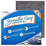 Spearhead Odor Defense Breathe Easy AC & Heater Cabin Filter | Fits 2010 Santa Fe, 2011-15 Sorento Like OEM | Up to 25% Longer Lasting w/Activated Carbon (BE-664)