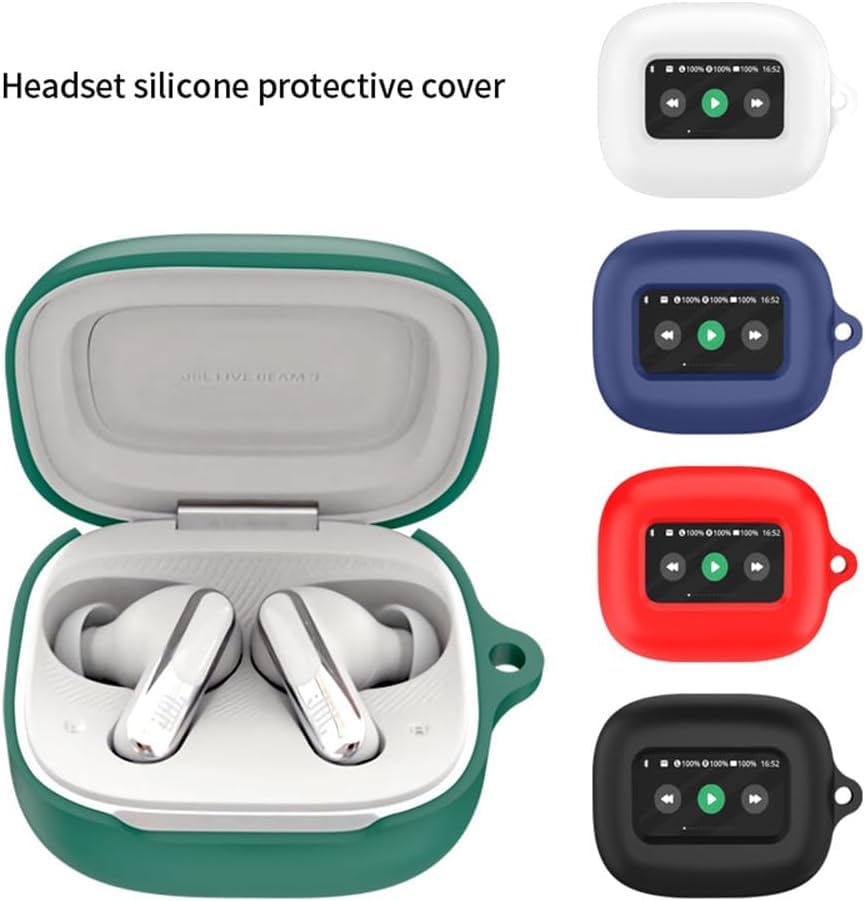 Accessoire JBL Anti-rayures Protecteur D'écran Mr.Shield - Verre Trempé 9H - Compatible JBL Live Beam 3 / Flex 3 / Buds 3 - Lot De 3 Protecteurs écran