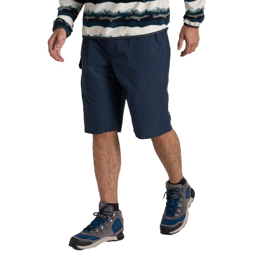 Craghoppers Kiwi Long Short, Cargo Walking, Hiking & Climbing Shorts - Perfect for Outdoors & Summer Blue