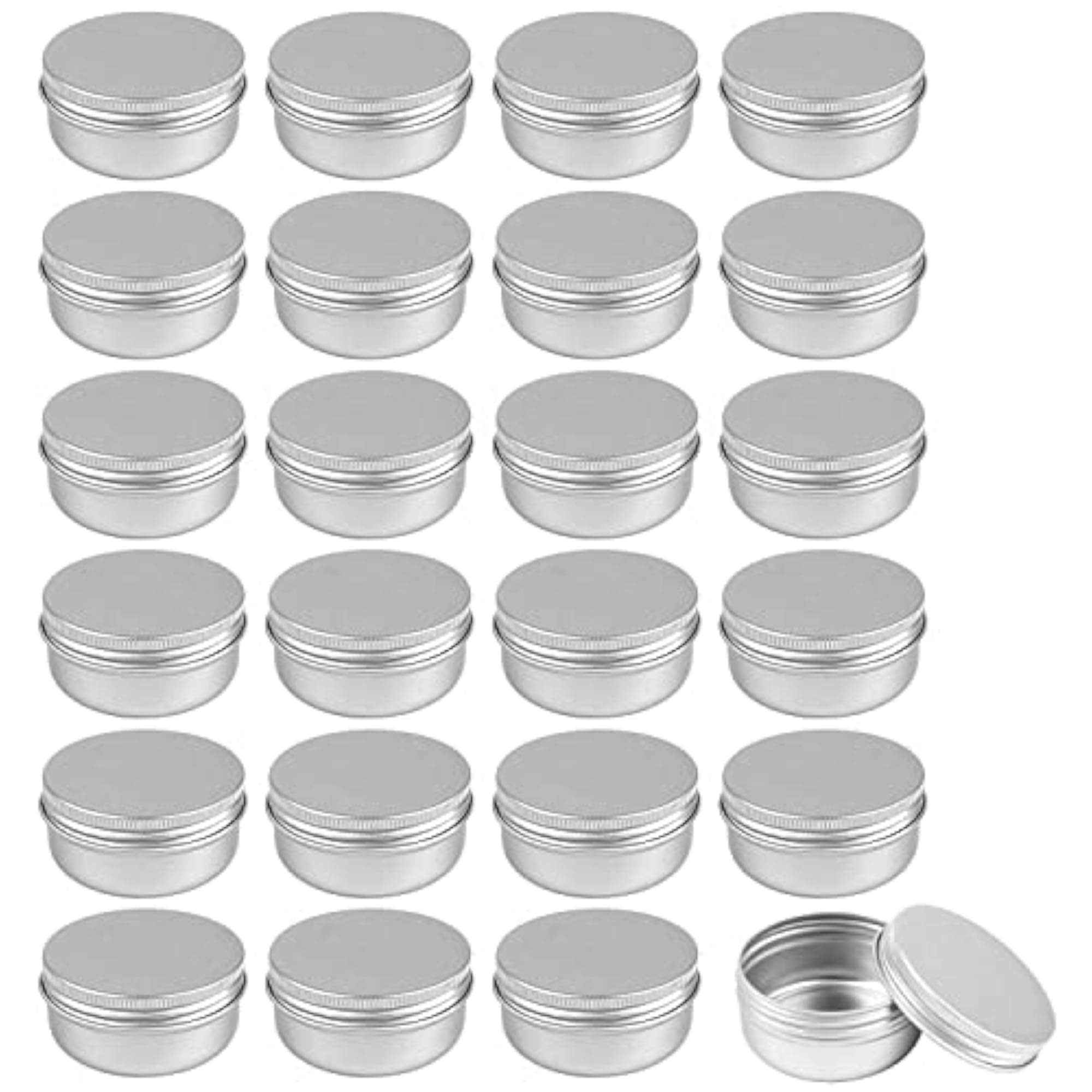 60ml Aluminium Cosmetics Container Jar, Pack of 3