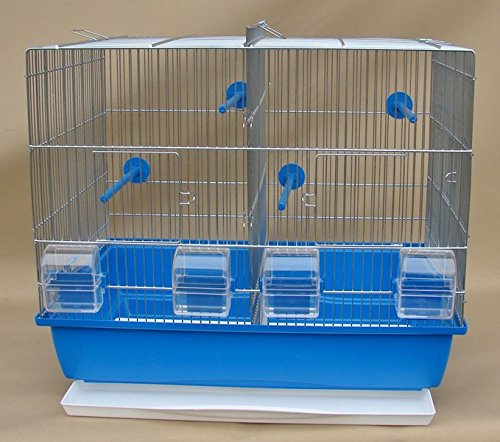Jaula para pájaros, periquitos, exóticos, periquitos, canarios, pajareras, caseta para pájaros, jaula de cría, jaula divisible con empuje