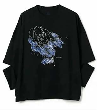 米津玄師 2023 空想 母と子 ロングTシャツ Lサイズ　JUNKショッパー 母と子 夜T – KENSHI YONEZU ONLINE STORE