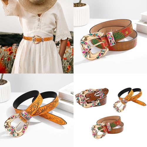 Waist Belt Floral Buckle Punk Chain Costume Belt For Wrap Dress Waist Belt For Suit Skirt Jeans Jewelry2