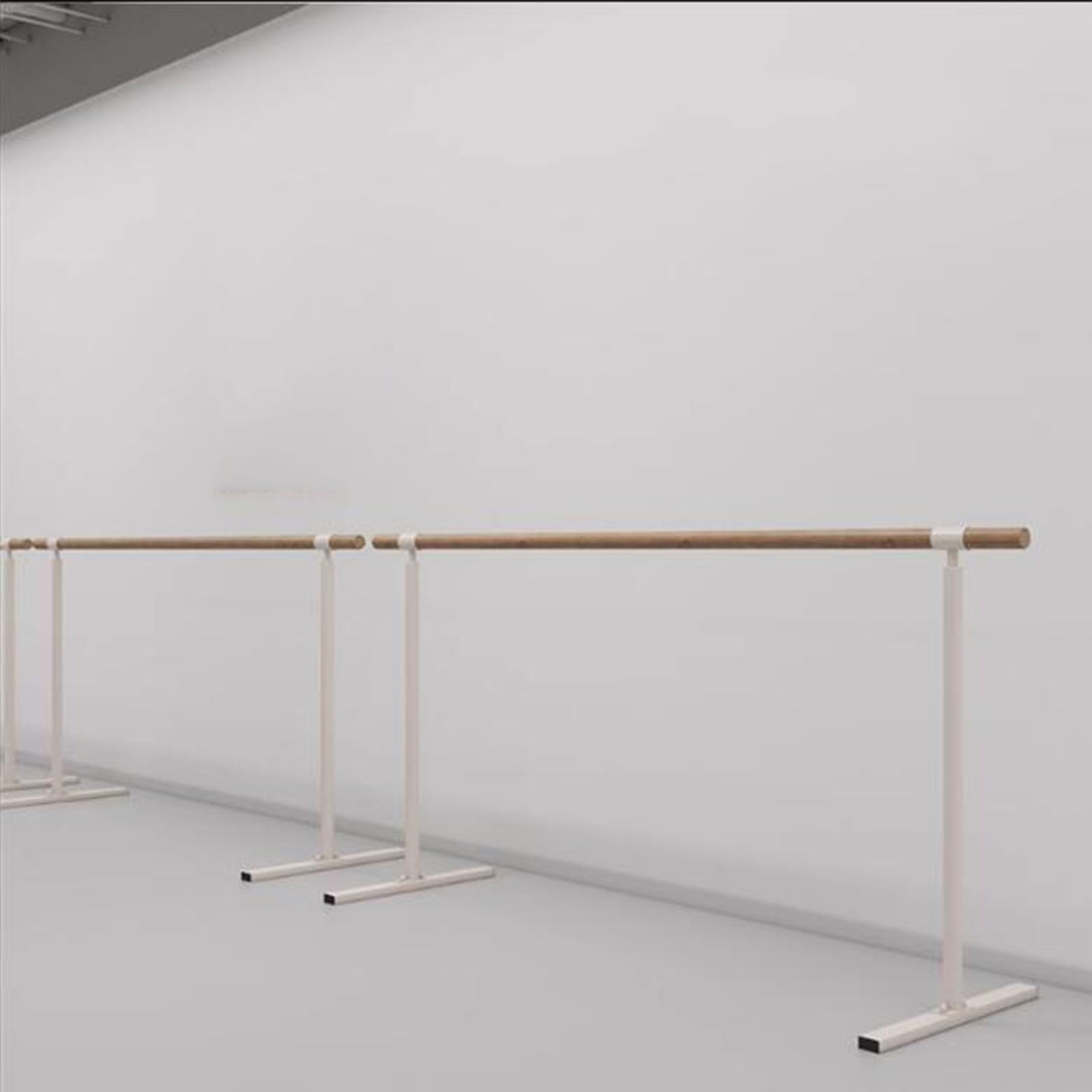 Einzelstangen-Trainingsgerät, Mobile Ballettstange, freistehende Tanzstange mit rutschfesten Füßen, Stretchstange für Erwachsene und Kinder (A 180 cm)