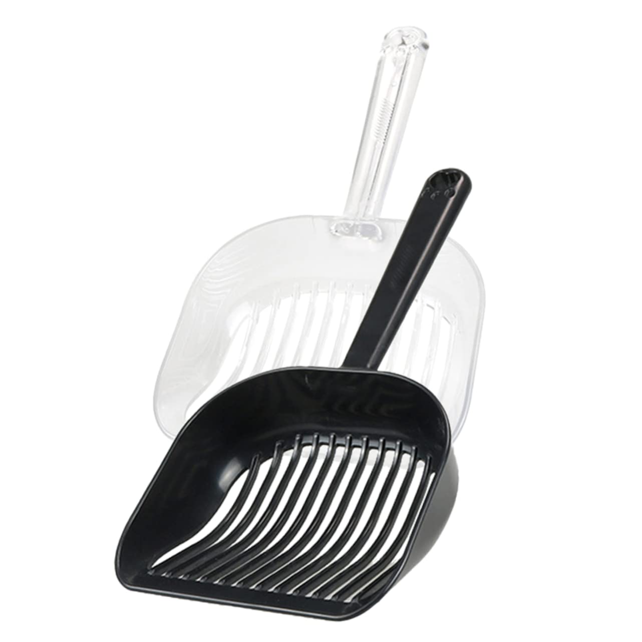 Happyyami 6pezzi Cucchiaio per Lettiera Ergonomico Plastica per Gatti Leggero e Facile da Pulire di Palette per Raccogliere Feci per Gatti e Piccoli Animali Domestici