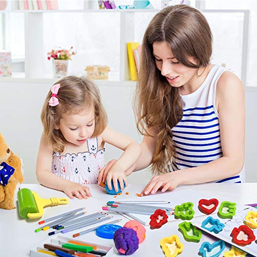 Deeg Gereedschap, 20 Pack Play Deeg Gereedschap en Cutters Rollers Cutters Extruders Kit met verschillende vormen… - Image 4