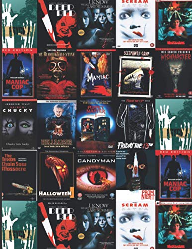 Horror Movie Slasher Journal - Lined Tracker Log Book Gift Idea image 2