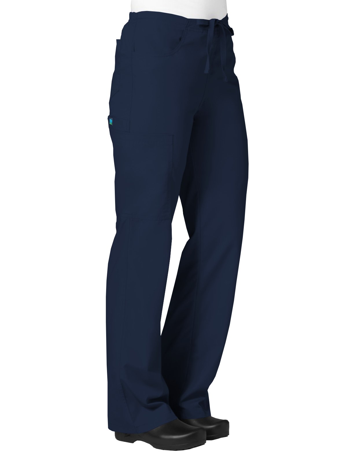 Maevn Women's Core Utility Cargo Pants(Navy, Medium Petite)