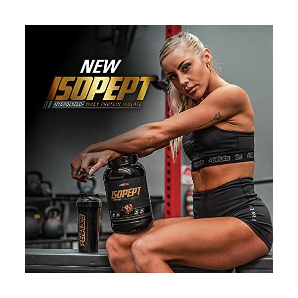 IsoPept Hydrolyzed Whey Protein Powder by EHPlabs - 100% Whey Protein Isolate & Hydrolysate, 27g of Protein, Non-GMO, Gluten Free, Fast Absorbing, Easy Digesting, 27 Serves (Strawberry Milkshake) - Image 6