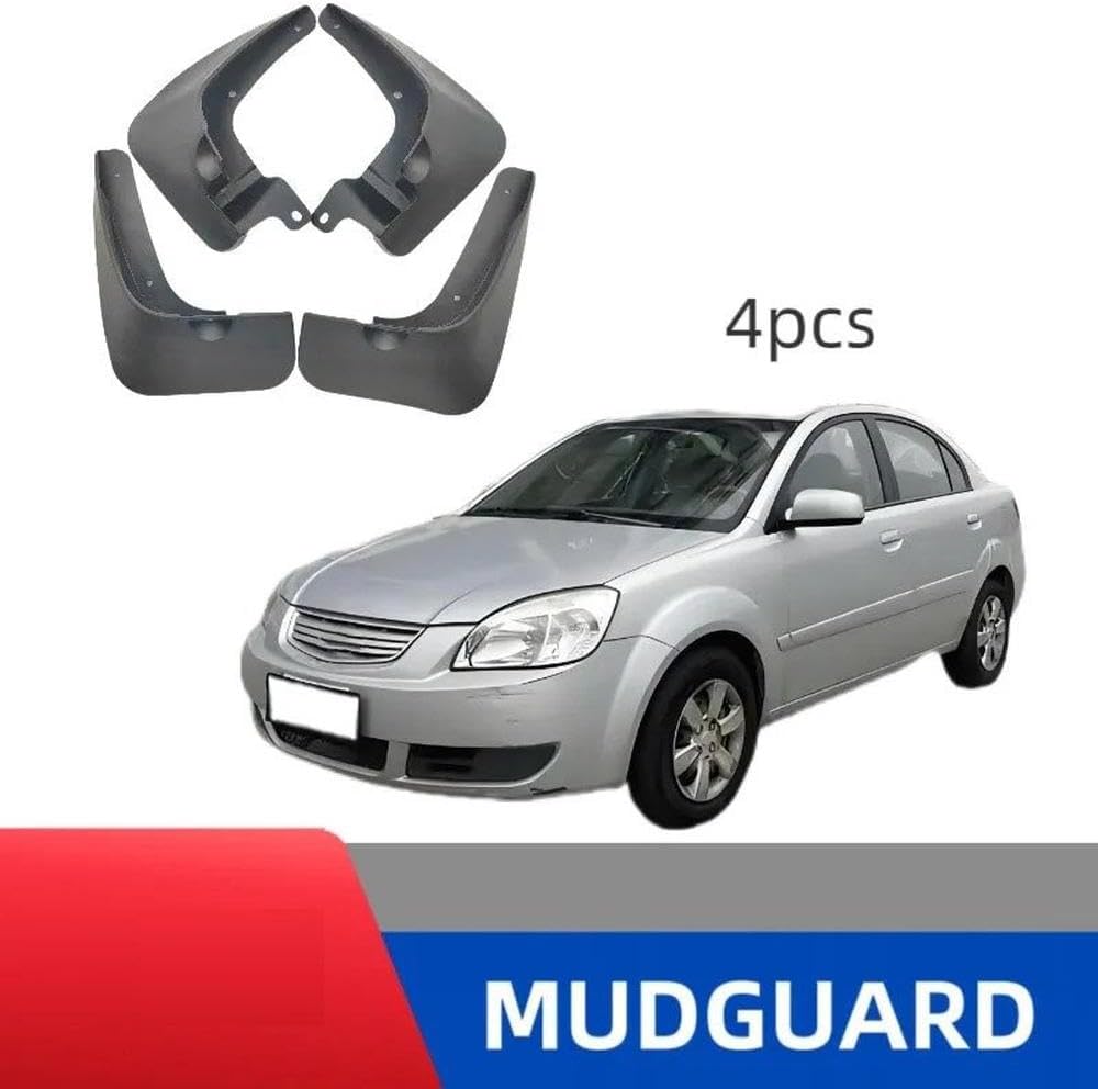 Car Mud Flaps Splash Guards Front Rear Fender Anti-Splash Mudguards Car Accessories for Kia Rio 2007-2011 Wheel Protection